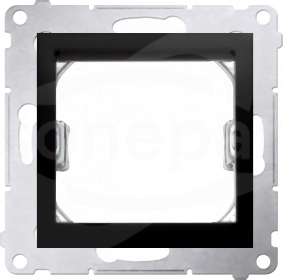 SIMON54 45x45 czarny mat Adapter
