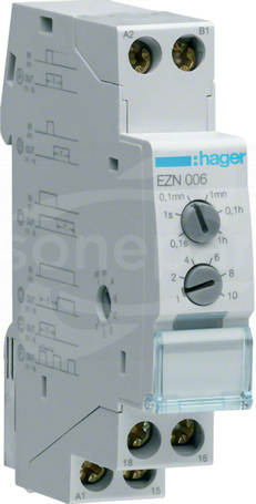 EZN006 12-48VDC/12-230VAC 1P Przekaźnik czasowy multifun.