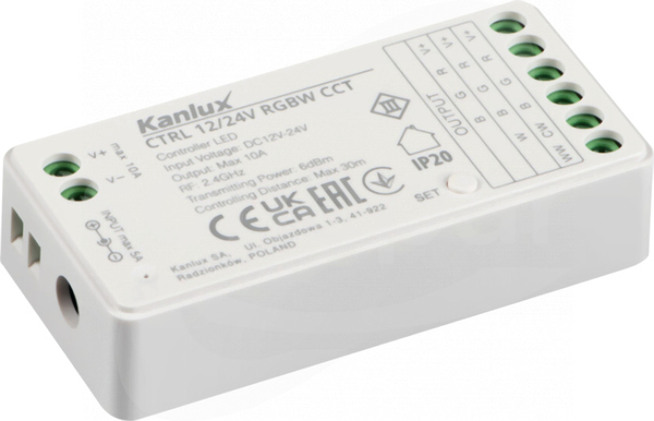 CTRL 12/24V RGBW CCT Kontroler do taśm LED