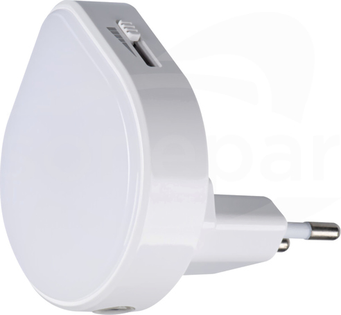 ULOV LED DIM 0,5W 3000K 30lm biały Lampka wtykowa