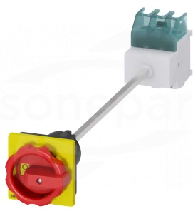 SENTRON 3P 25A czerwono/żółty Rozłącznik główny