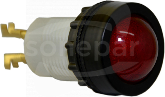 D22SBc 24-230VAC/DC czerw Lampka diodowa błyskająca