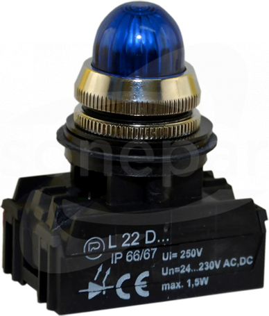 L22GDn 24-230VAC/DC nieb Lampka diodowa