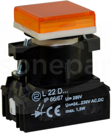 L22KDg 24-230VAC/DC żółty Lampka diodowa