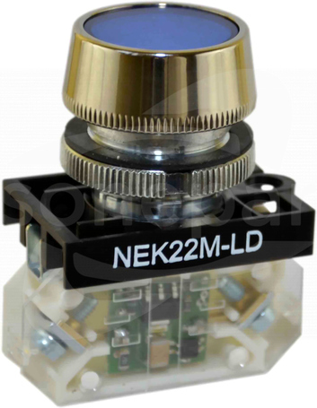 NEK22MLDn 24-230VAC/DC niebieski Lampka diodowa