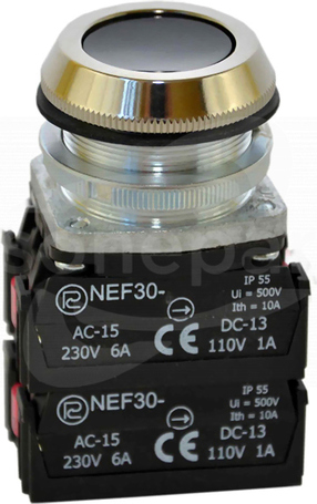 NEF30-Ks X3Y czarny Przycisk sterowniczy kryty