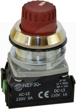 NEF30-WRc XY czerwony Przycisk