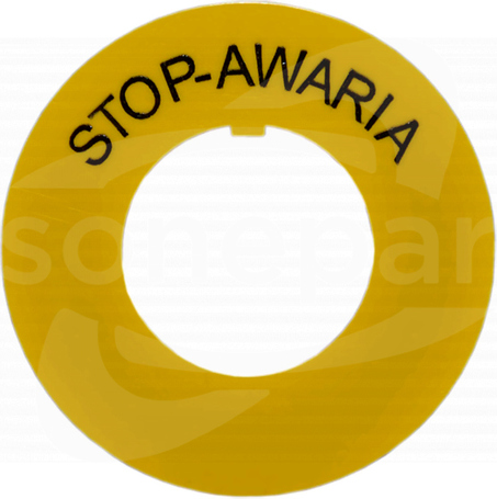 DR fi30 stop-awaria (10sz) Pierścień żółty