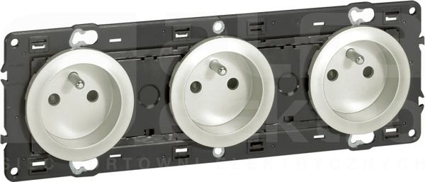CELIANE 3x2P+Z Gniazdo zacisk automat.