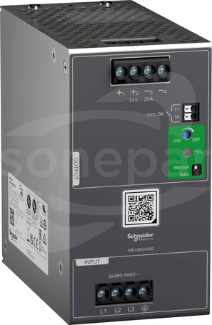 ABLU3A24200 3f 380-500V AC /24V DC 20A - 480W Zasilacz