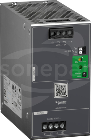 ABLU3A48100 3f 380-500V AC /48V DC 10A - 480W Zasilacz