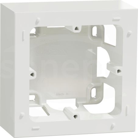Odace S520762 1-krotna biała Podstawa natynkowa