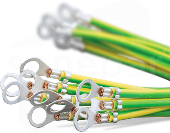 ECFA220 M6/M8 6mm2 (10zest.) Kabel uziemiający