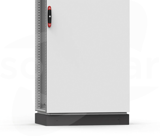 PF1100 100x1000 stal miękka RAL7022 (2szt) Cokół przód/tył do szafy modułowej