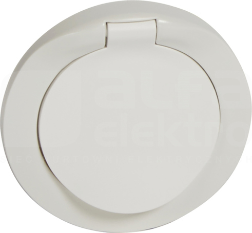 CELIANE 2P+Z IP44 biały Plakietka do gniazda SCHUKO