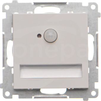 SIMON55 LED 14V 1,2W/4200K jasnoszary mat Oprawa LED z czujnikiem ruchu
