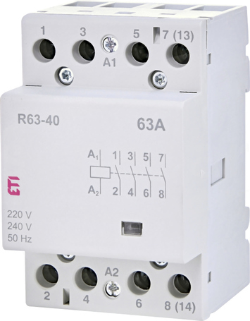 RD 63-22-24V AC/DC 63A Stycznik modułowy