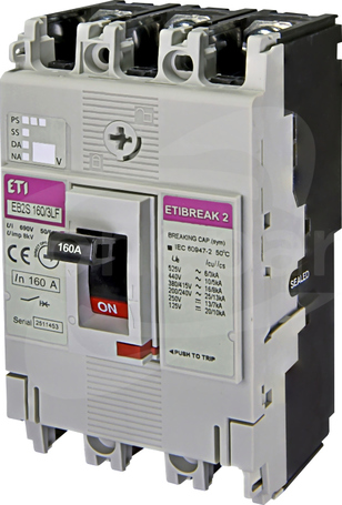 EB2S 160/3LF 160A 3P 16kA Wyłącznik mocy bez regulacji