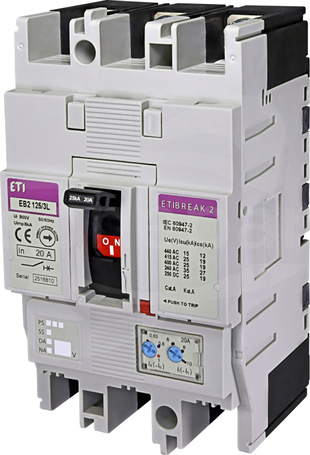 EB2 125/3L 20A 3P 25kA Wyłącznik mocy