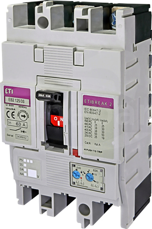EB2 125/3S 63A 3P 36kA Wyłącznik mocy
