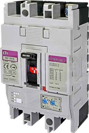 EB2 125/3S 100A 3P 36kA Wyłącznik mocy