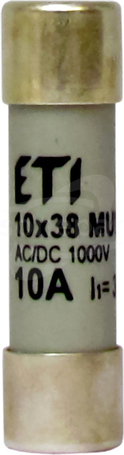 CH10x38 MM 2A/1000V AC/DC Wkładka topikowa ultraszybka