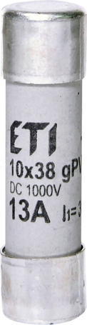 CH10x38 gPV 13A Wkładka topikowa cylindryczna (PV)