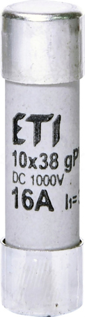 CH10x38 gPV 16A Wkładka topikowa cylindryczna (PV)
