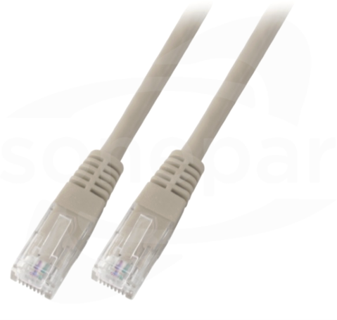 U/UTP kat.5e PVC CCA szary 2m Patchcord securityNET miedziany