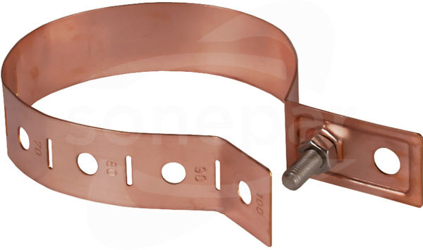 423027 60-150mm Cu Obejma RV rur spustowych
