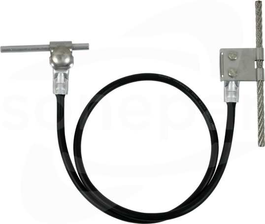 365519 dł.1000mm 16mm2 czarny Linka łącząca z zaciskami Cu/PVC