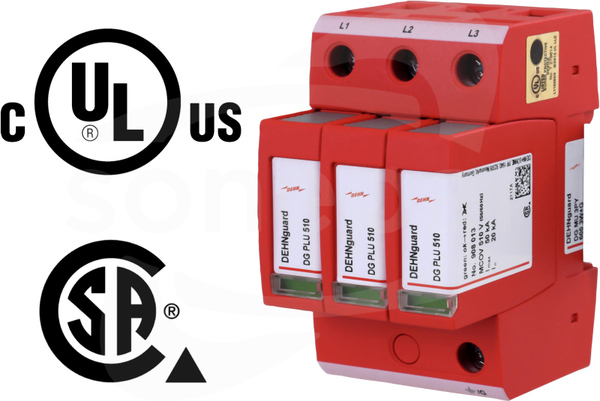 DEHNGUARD MU 3PY 600 3W+G Moduł ochronny do ogranicznika przepięć