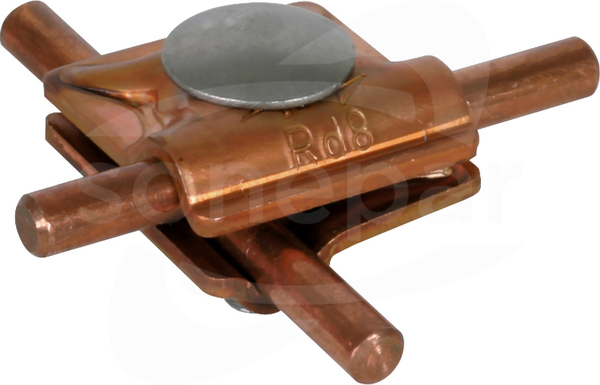 390067 Zacisk uniwersalny MV do drutu 8 mm, Cu