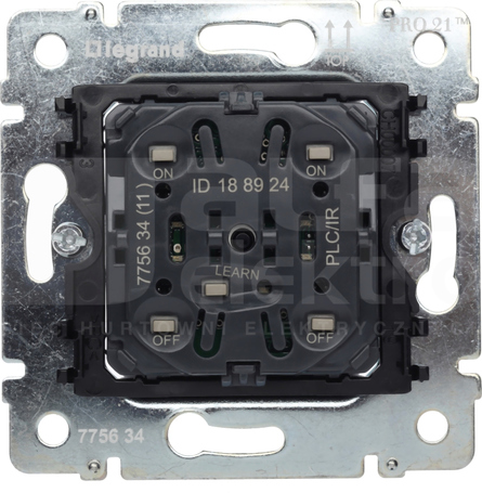 SISTENA/L 2x1000W Łącznik świecznikowy ze wskaźnikiem LED