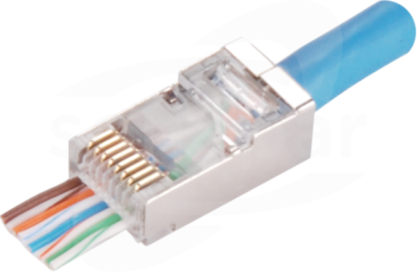 RJ45 STP kat.6 Wtyk przelotowy