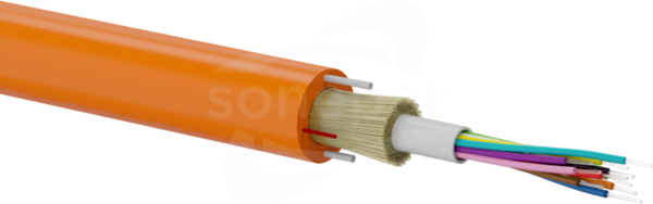 SM 2J 9/125 G652D Fca OS2 PE pomarańczowy Kabel światłowodowy zewnętrzny