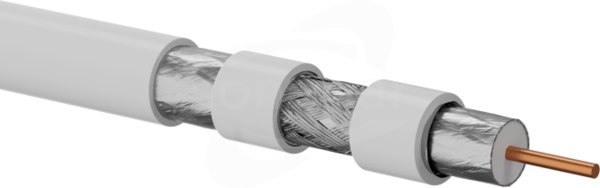 RG6 75 Om 1.02/4.8/6.9 PVC Eca (100m) RGTec Przewód koncentryczny
