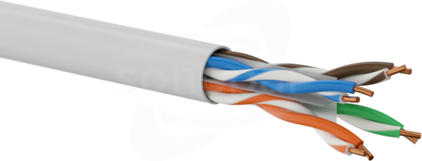 U/UTP kat. 6A B2ca LSOH szary (500m) Przewód teleinformatyczny