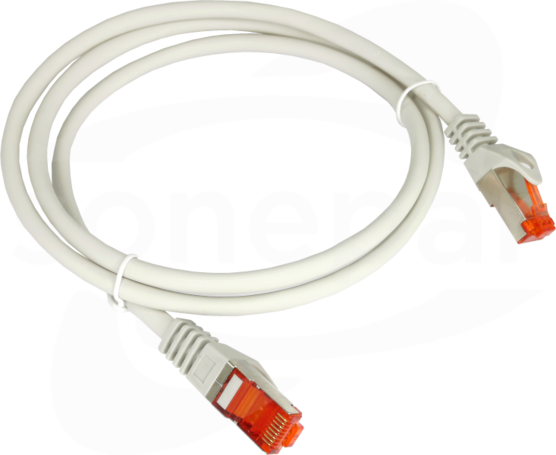 S/FTP kat.6A LSOH 0,25m szary Patchcord