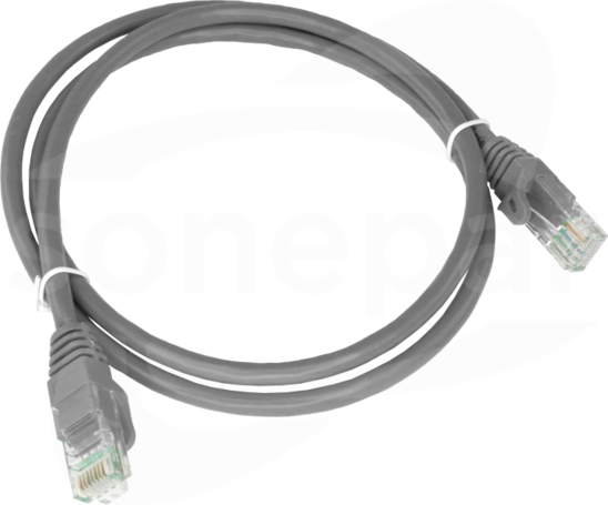 U/UTP kat.5e PVC 0,25m szary Patchcord