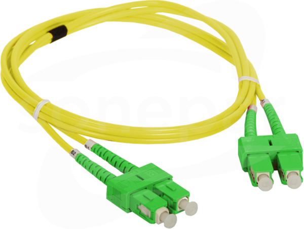 FO SC/APC-SC/APC SM 9/125 1m duplex Patchcord