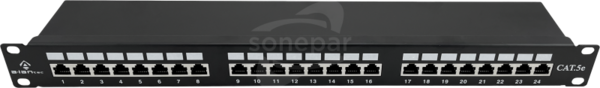 STP kat.5e 24 porty Patch panel