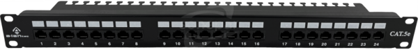UTP kat.5e LSA 24 porty Patch panel