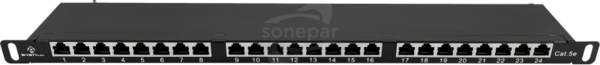 STP kat.5e 24 porty Patch panel