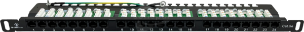 UTP kat.5e 0.5U 24 porty Patch panel