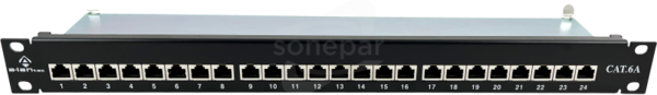 STP kat.6A 24 porty Patch panel