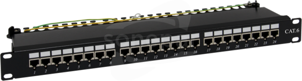 NAVI LED STP kat.6 24 porty Patch panel