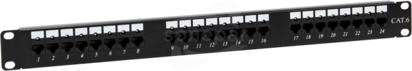 NAVI LED STP kat.6 24 porty Patch panel