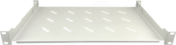 19 1U gł. 280mm szary Półka stała