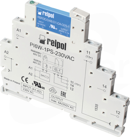 PIR6W-1PS-12VDC-R Przekaźnik interfejsowy